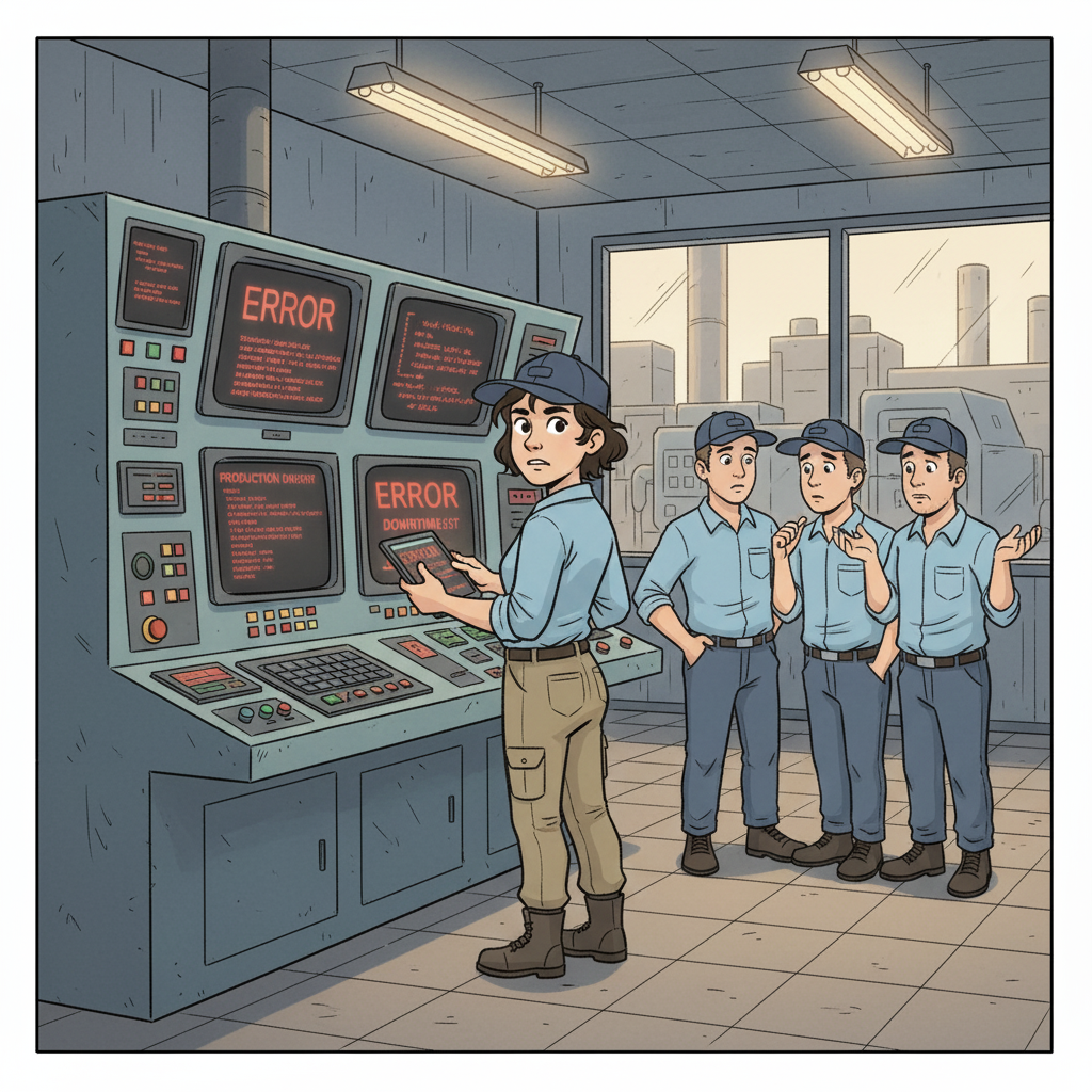 Production line goes silent as PLC failures are mismanaged.