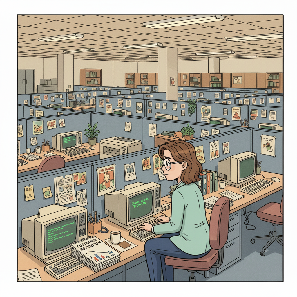 Customer churn rates spike unexpectedly without insights from the departing CSM.