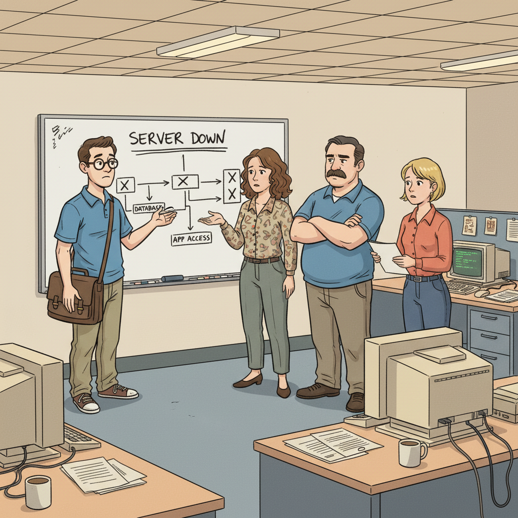 Network resources become unreachable, leading to a loss of productivity.