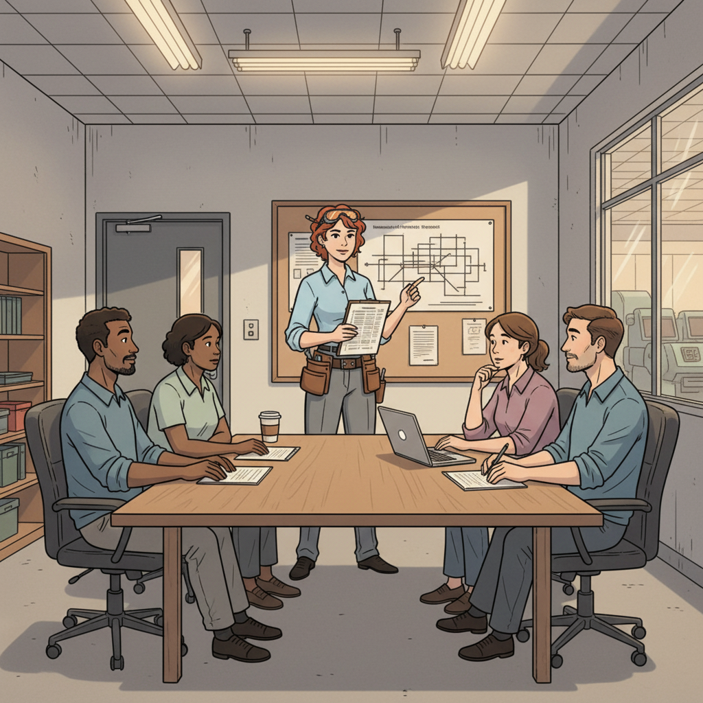 Updated illustration, with careful attention to character and environmental proportions: