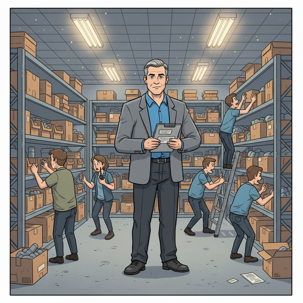 Supply chain chaos ensues as vendor relationships remain uncommunicated.