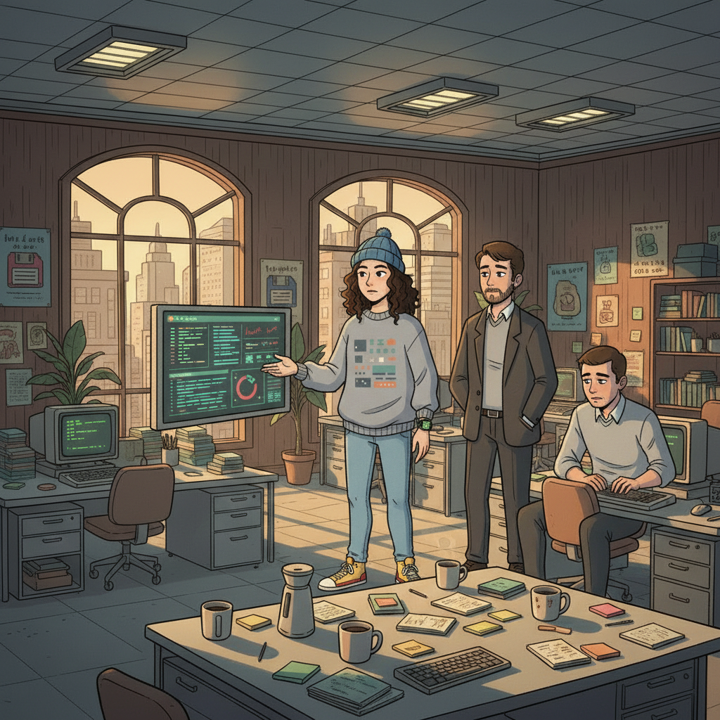 The absence of the SRE's insights leads to customer dissatisfaction as the team flounders.