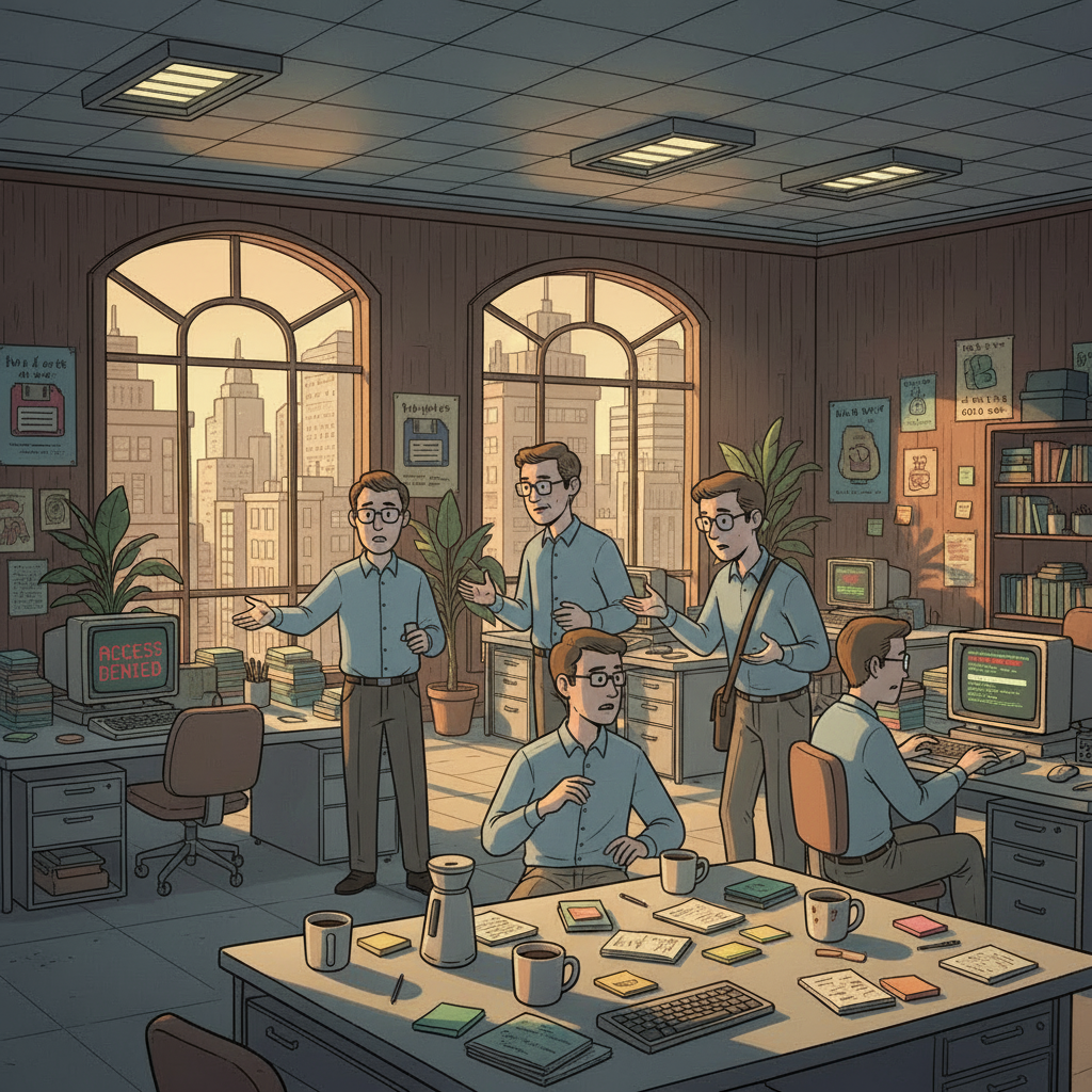 Lacking clear shadow documentation, the team is left scrambling as deadlines loom.