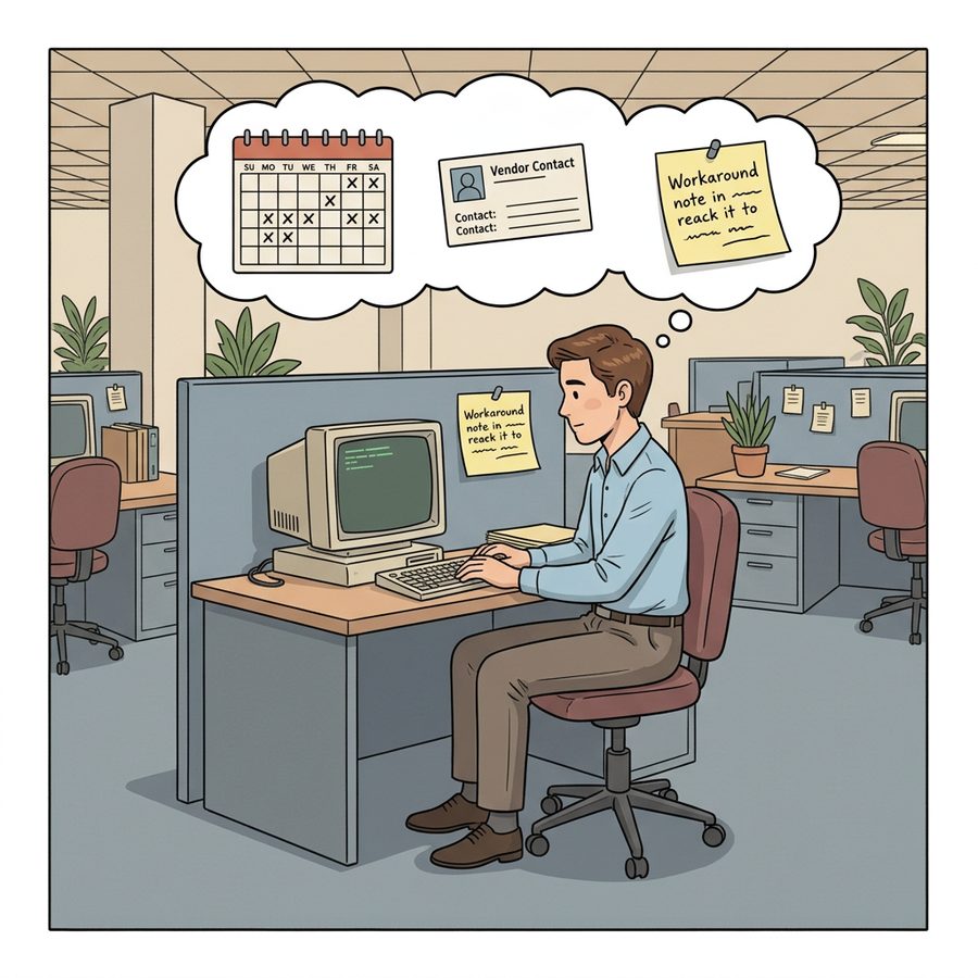 What the Person Going on Leave Actually Knows
