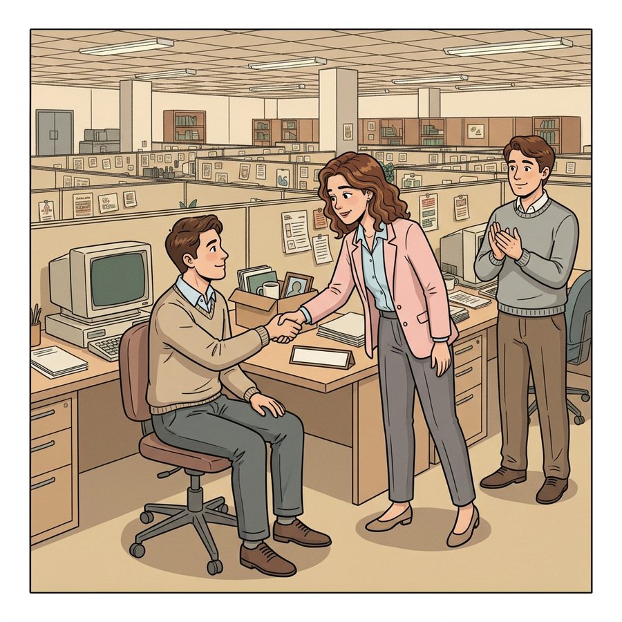 A promotion is a real transition — it just does not look like one.