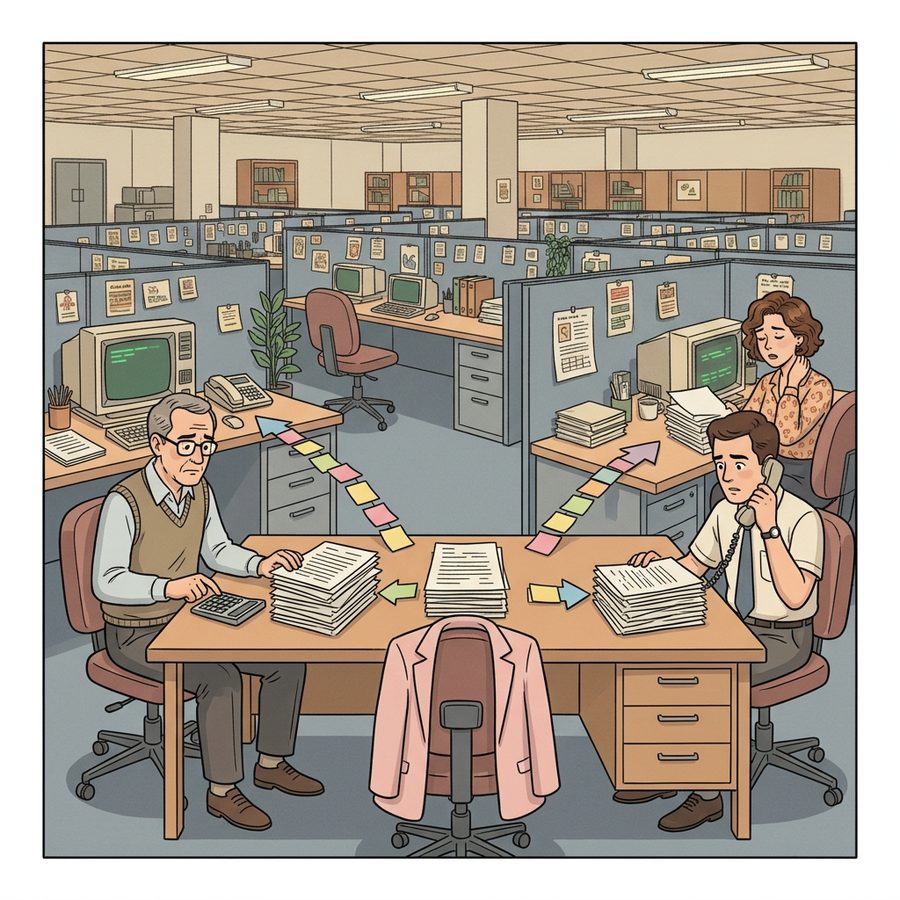 The old work is split three ways, and the reasoning that held it together is not.