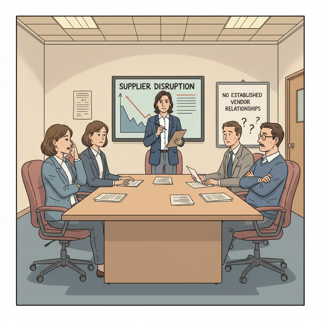 Inaccurate inventory levels stemming from undocumented processes trigger immediate operational issues.