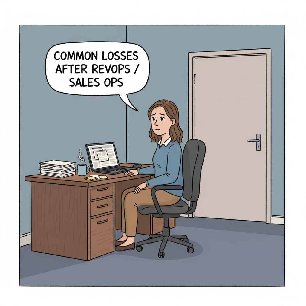 Common Losses After a RevOps / Sales Ops Leaves