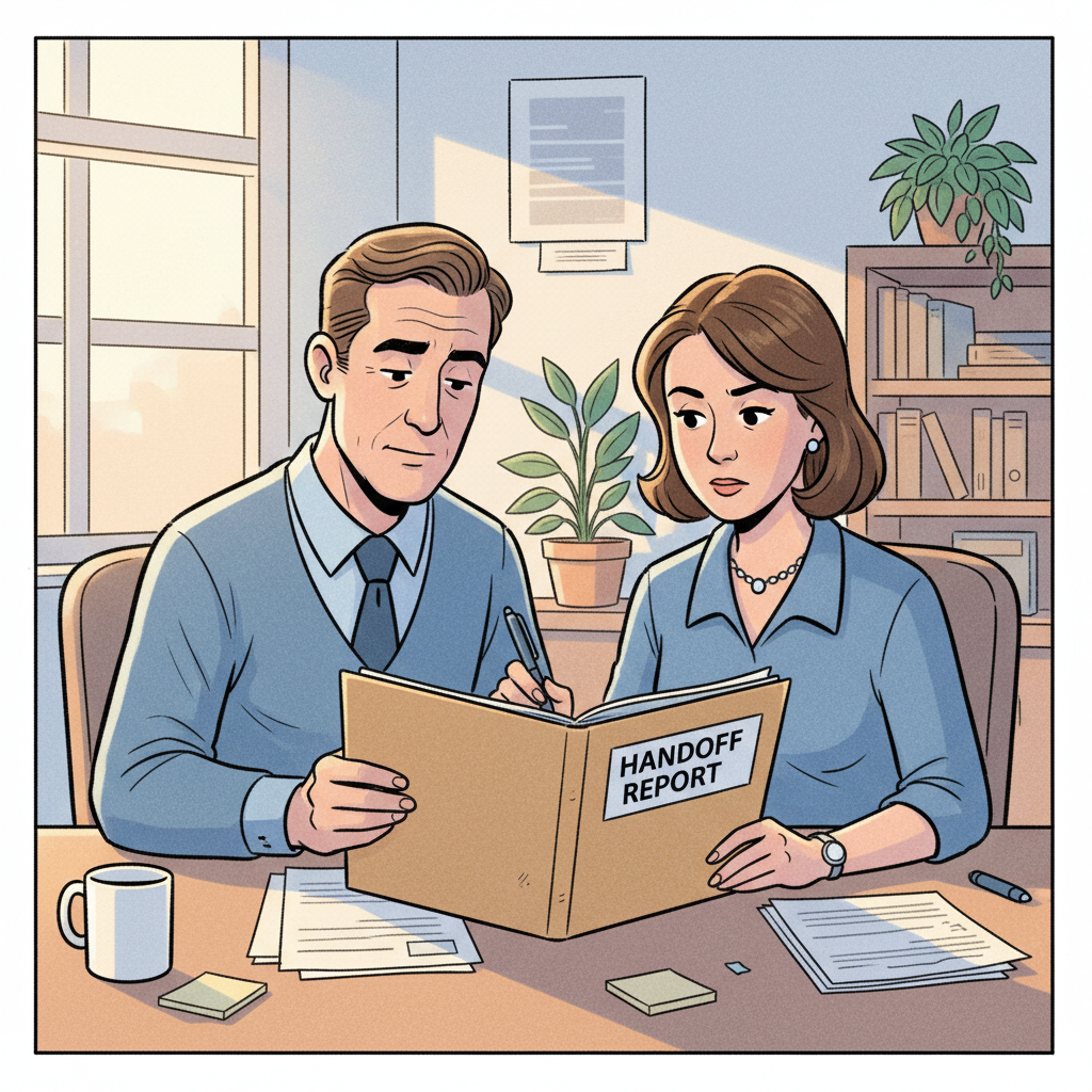 A quick scan of the receipt. Done.