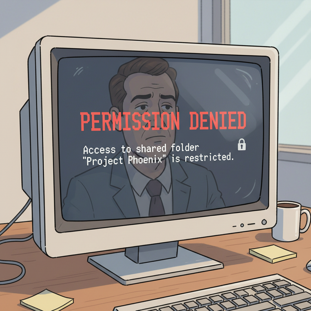 The realization that the 'How-To' is in their private drive.