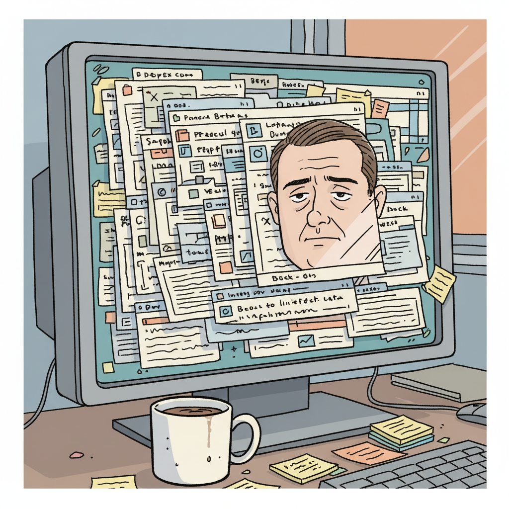 The 'Where is everything?' phase.