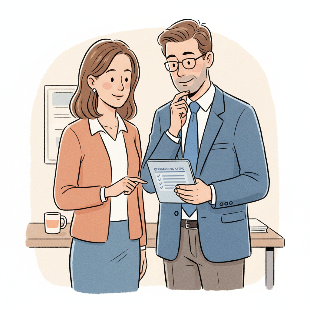 A final review together. No surprises left behind, just a clean break.